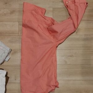 Tommy Hilfiger pink button up shirt